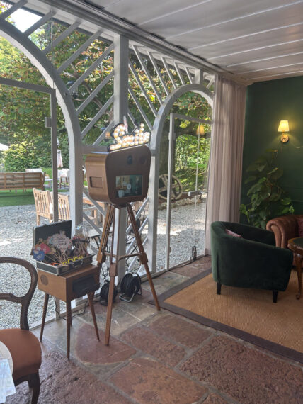 Vintage Fotobox Schlosswirt Anif Salettl